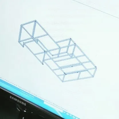 This metalwork will support the bed and contain the storage in our caravan.

#3dmodelling #sheetmetal #metalwork #interiordesign #caravaninteriors
