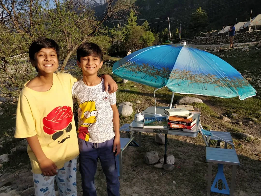 And the #camp is up before the sun went down.

We are super excited. And we are missing a bunch of little things. No carabiners 😲. Time to McGyger and #jugaad.