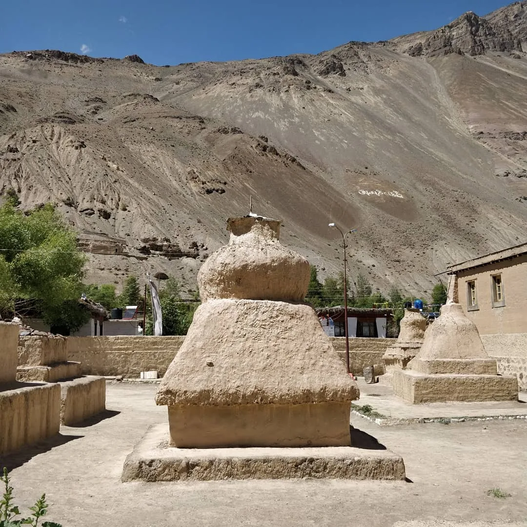 Some pics from the #Tabo #monastery. We experienced the monastery and left #Tabo yesterday (Thursday) afternoon. By the evening we had reached #Kaza. We spent our evening in the mo