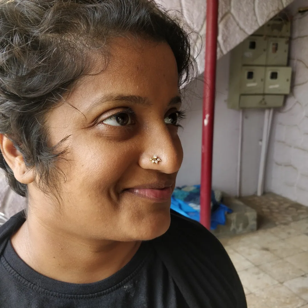Bangalore has been run over by beautiful women wielding beautiful #mookuthis. It is an epidemic, of the delightful kind.

Featured here is my childhood (youthhood?) friend, famous 