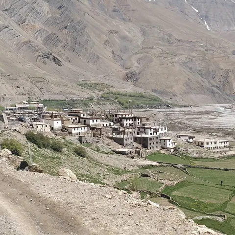 You would have seen images of villages and monasteries perched precariously at the edge of mountains. Usually people pos