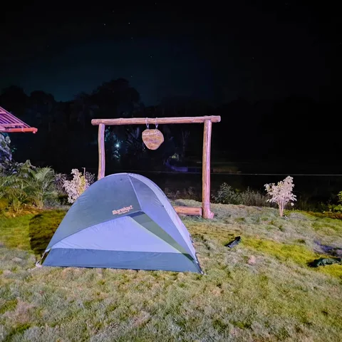 We are off #camping in #Dandeli. This is how the #campsite looked last night. We are out for a few days, so give us a ho