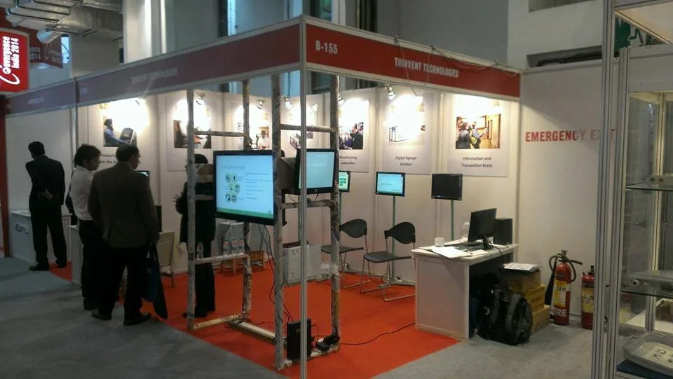 Day 1 at Convergence India, Pragati Maidan, New Delhi. Delighted with the response.