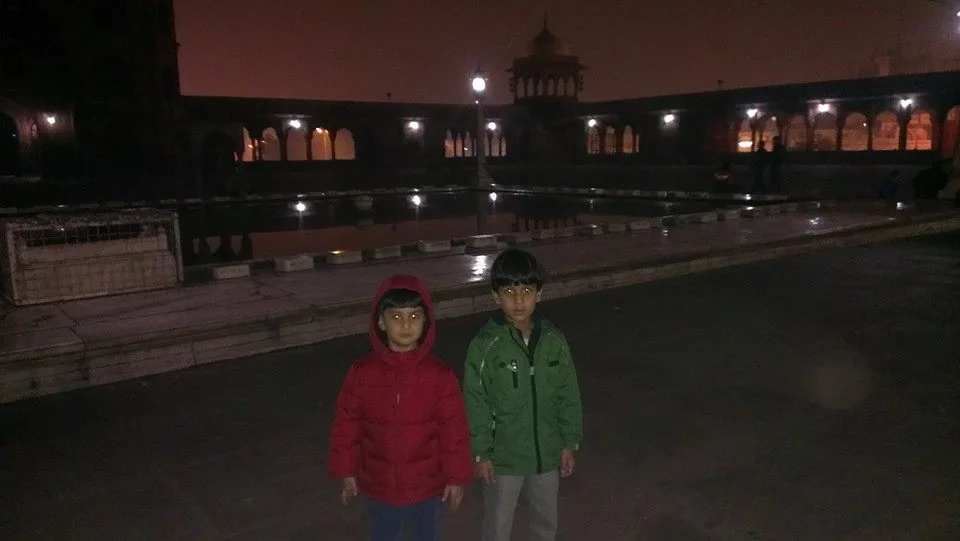 Namita wasn't allowed in after dark. The boys felt bad for her and rushed back.