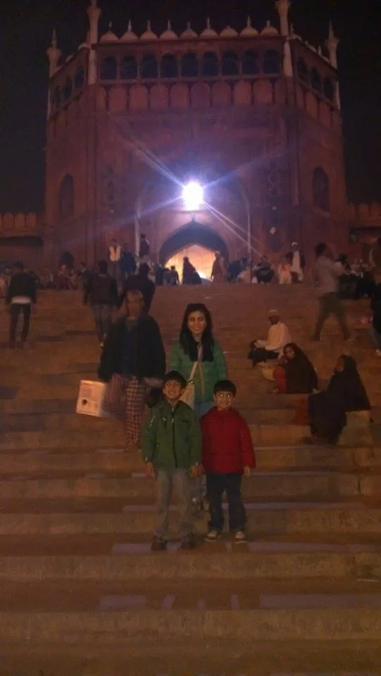 Namita wasn't allowed in after dark. The boys felt bad for her and rushed back.
