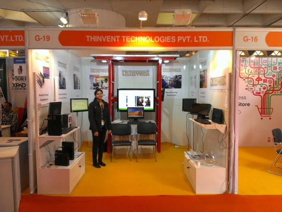 The Thinvent team is hanging out at Pragati Maidan again, at the EFY Expo 2014. We are here from Thursday till Saturday 