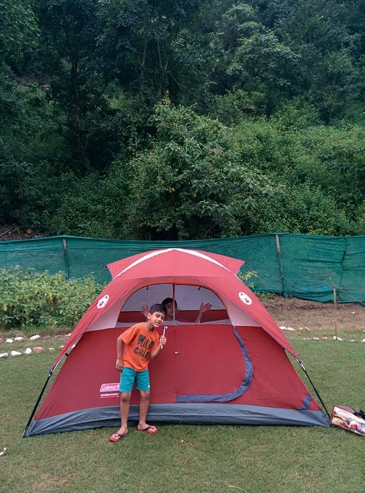 Camping again in India after fifteen years. My own tent and everything.

If I can post to Facebook from this location, t