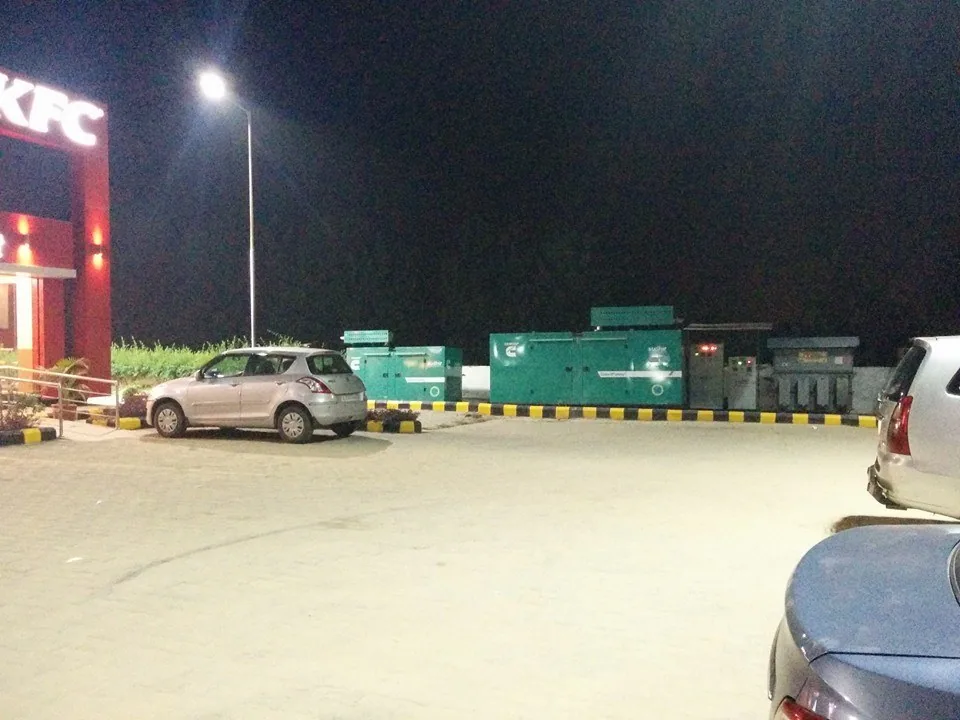 This random KFC has more power generation/conditioning capacity than most military bases in the middle of the Afghan des