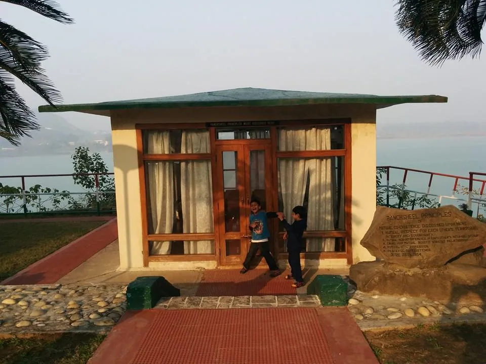 My grandfather would have been so proud that I could bring the boys to Sutlej Bhavan. This is where one of modern India'