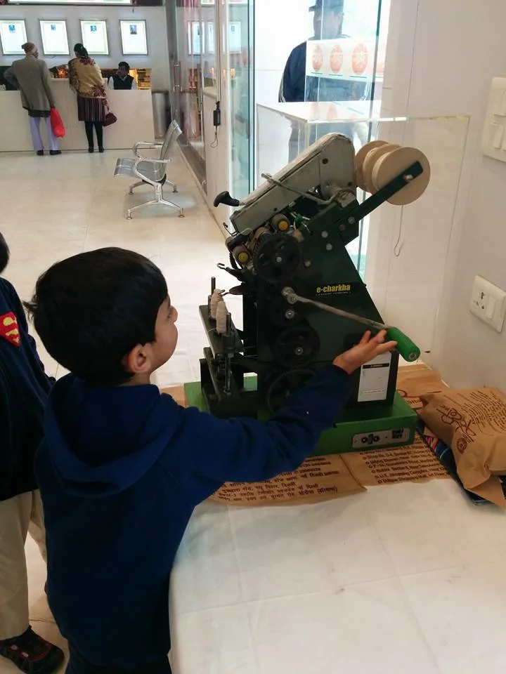 E-charkha

These kids find something interesting wherever they go...