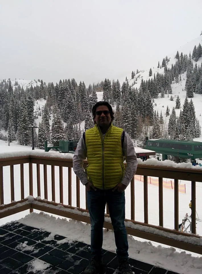 Because I came all the way to the top of a mountain in driving snow, in crazy weather, to basically bust my ass, I'm gon