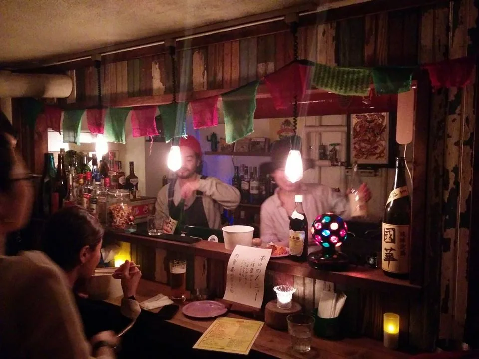 They fit a bar with DJ into the basement of an 8m x 8m hostel. These Japs know how to enjoy life. 

Sake time!

Those wi