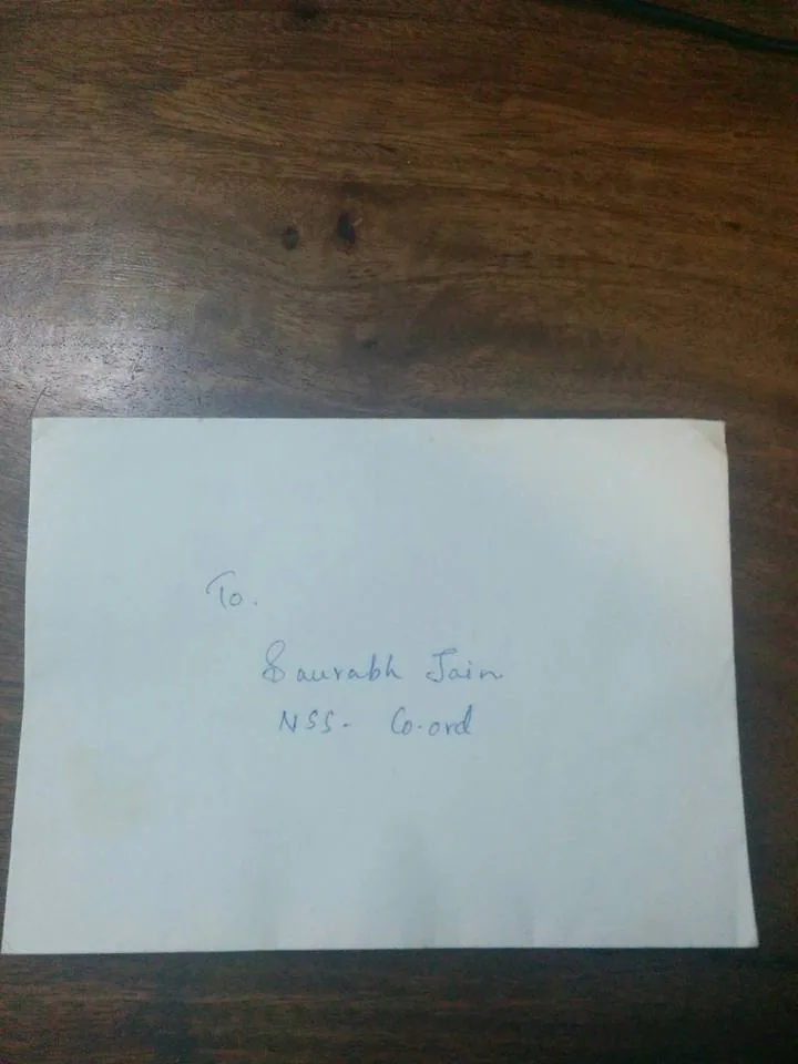 I'm going to assume this was a card of appreciation. Not hate mail.
