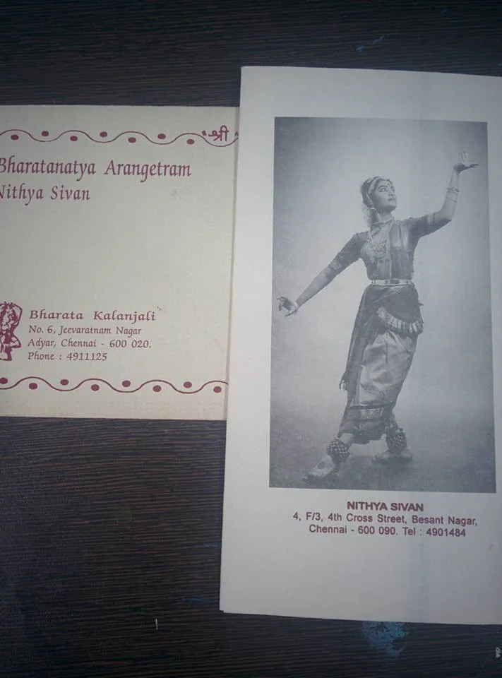 Nithya Sivan, such stunningly beautiful photographs of you. Now my boys want to know about bharatnatyam and arangetrams.