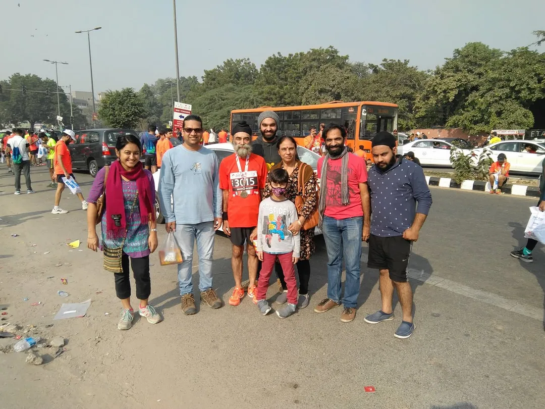 We were lucky to be here, and celebrate Anupreet's father beating his usual timing.