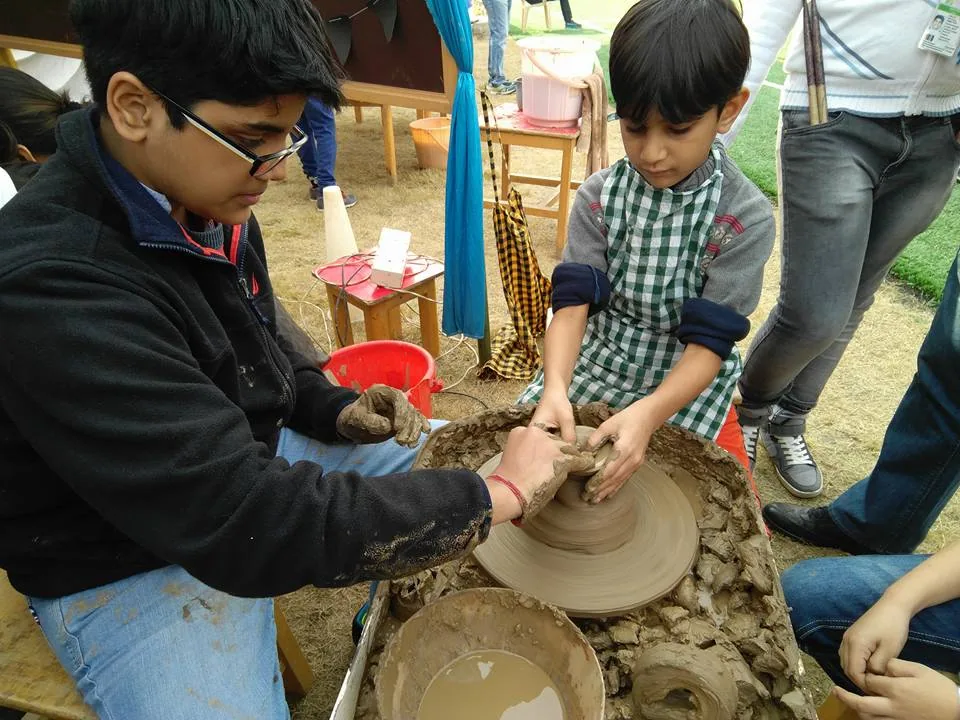 Yujan, the annual festival at the kids' school. Bigger, better, funner this year.