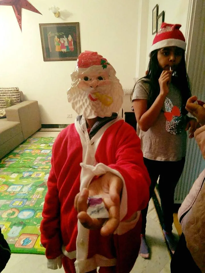 Santa Nilay wishes everyone a Merry Christmas.