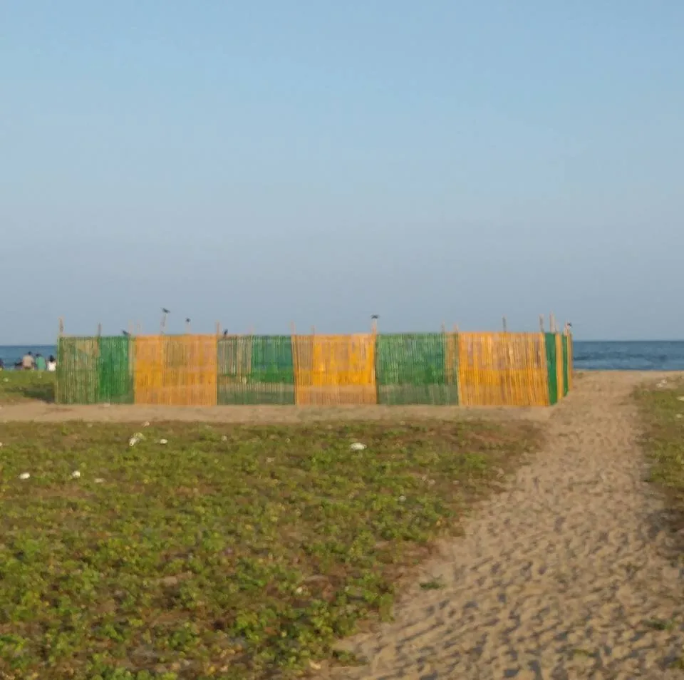 Our quick visit to the beach to help in cleanup. A big thanks to Nityanand for pointing us that way. It was good meeting