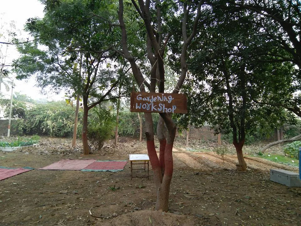 What an amazing place, right within Delhi. And such a wonderful workshop covering everything from planting, composting, 