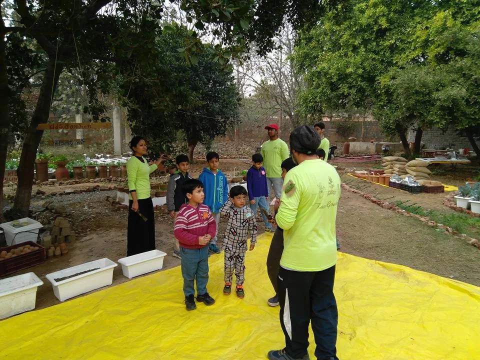 What an amazing place, right within Delhi. And such a wonderful workshop covering everything from planting, composting, 
