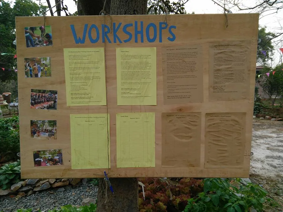 What an amazing place, right within Delhi. And such a wonderful workshop covering everything from planting, composting, 