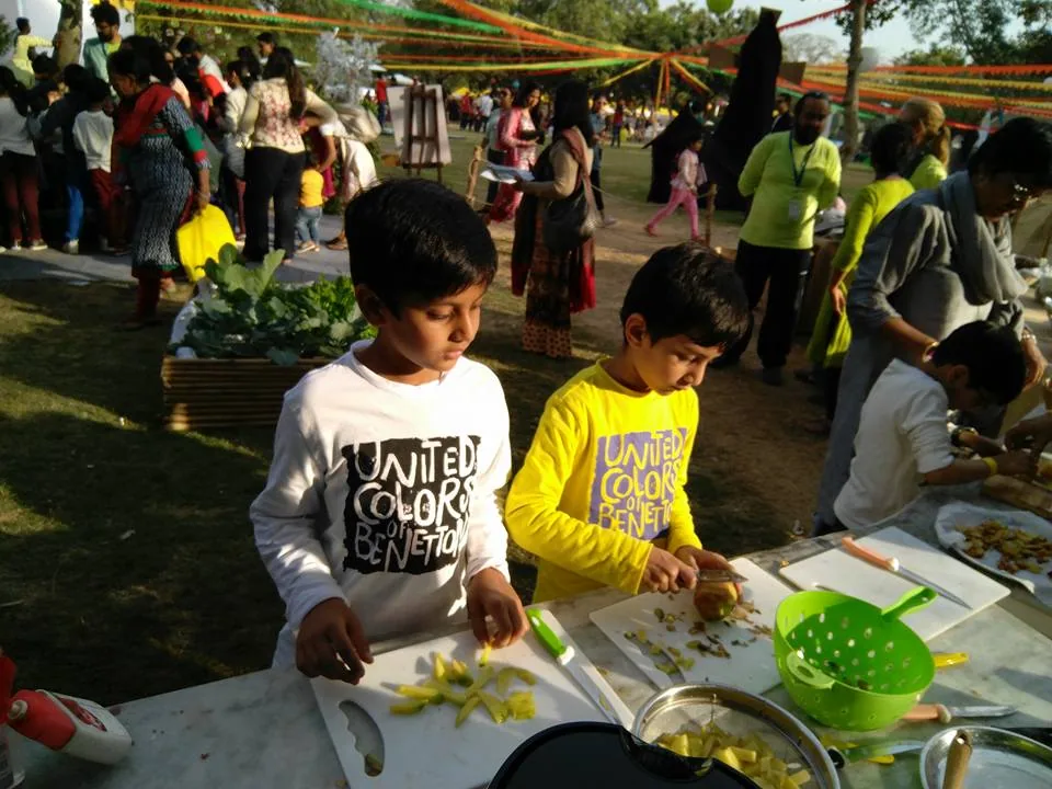 Edible Routes is conducting fun learning activities for kids at Kids Culinaire