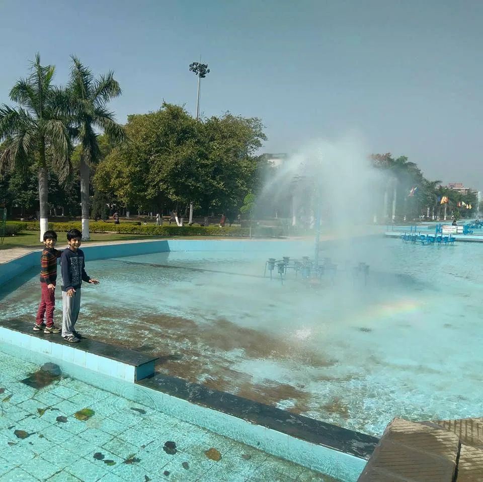 Oh look. A man made rainbow.