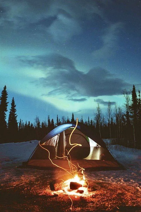 â¤ï¸

(Not my photo. Just a pic off the Internet. I'm still working, not camping. You can relax now.)