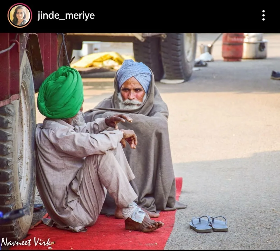 For pictures and videos from within the farmers protest at Singhu Border, follow Navneet Kaur Virk on Instagram https://