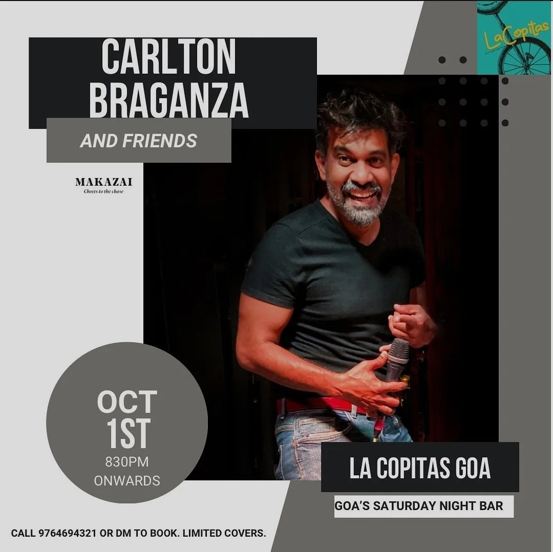 Carlton Braganza is performing near Verna tonight. Anyone wanna join in for the hour long ride? I guarantee a most enter