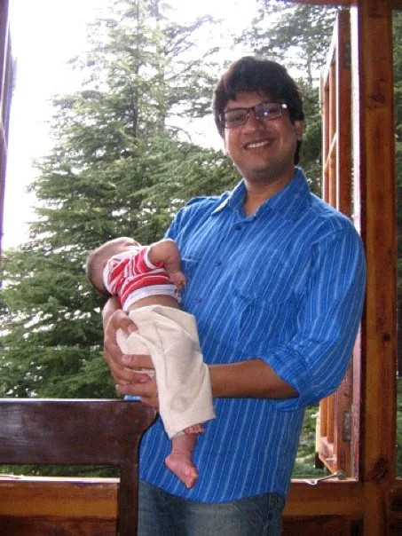 Kavin was three months old when he first experienced the hills.