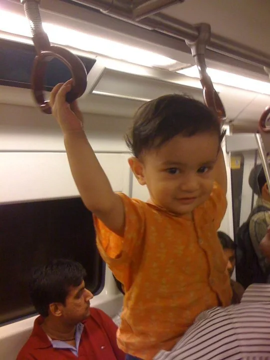 Riding the Metro from Gurgaon