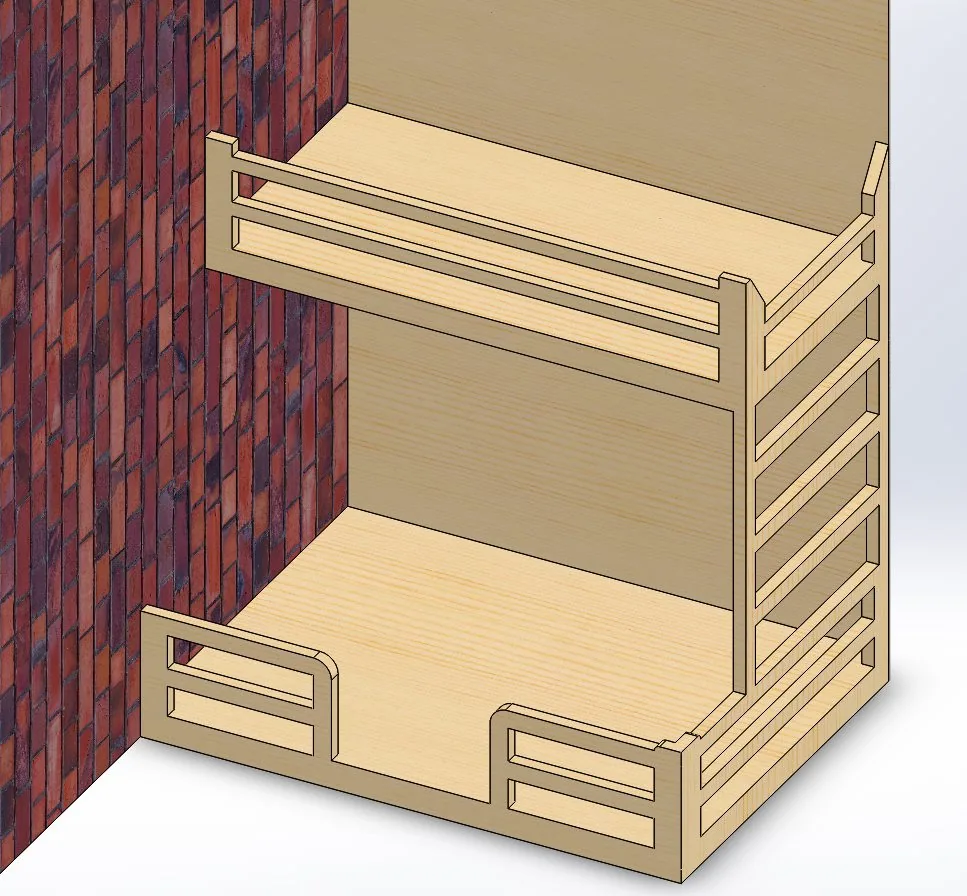 Random things we do to entertain/engage our kids...

The kids made me model their bunk bed in 3D for them. They measured