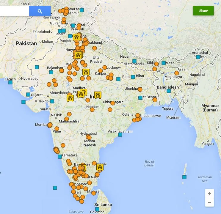 So much to left to see... so little time...

The blue boxes are what I'd like to visit in the immediate future... 2014-2