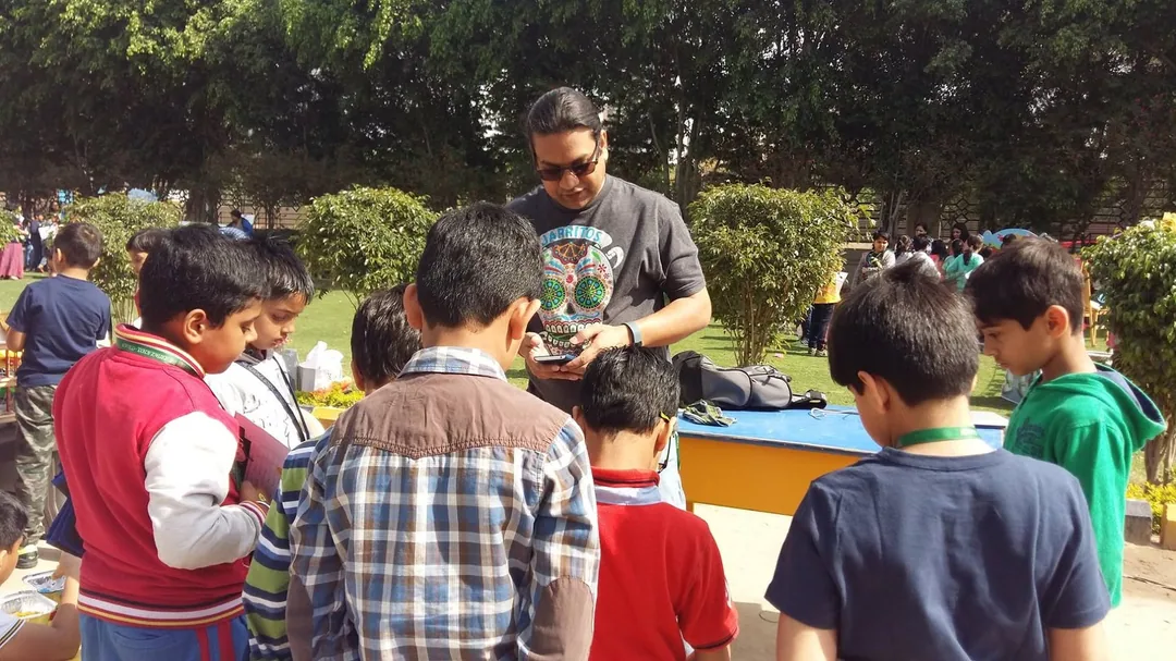 I got featured in a blog :). Participating in AID's Metric Melas in Chennai fifteen years ago gave me lifelong skills ;)