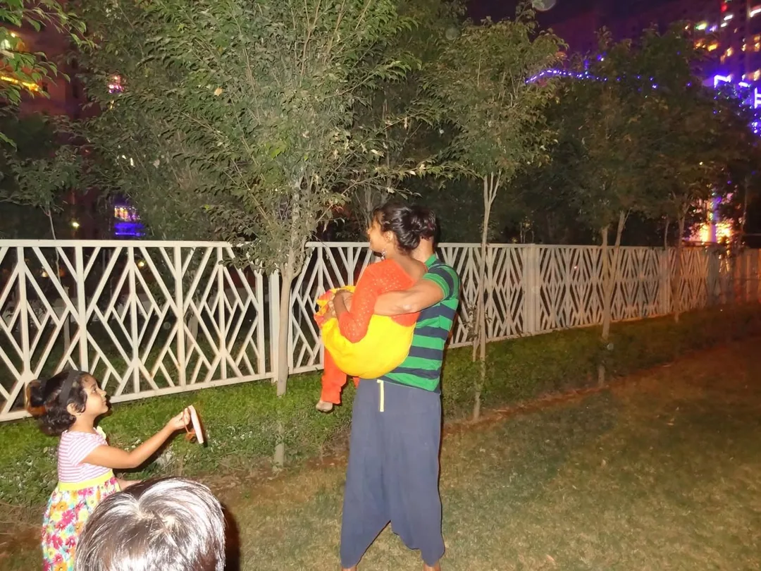 Diwali made awesome by Mr. Venkat Rolla's enthusiasm and Rama's firecracker stash