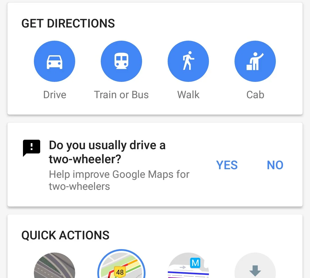 Google Maps is finally asking the right question. I've been demanding this for five years.

For those not from round her