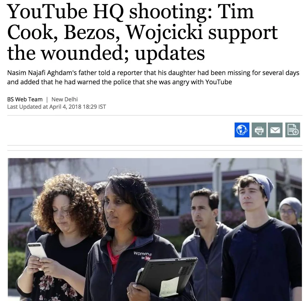 When you see friends' pics in the news, but it's not the news you wanted to read.

http://www.business-standard.com/arti