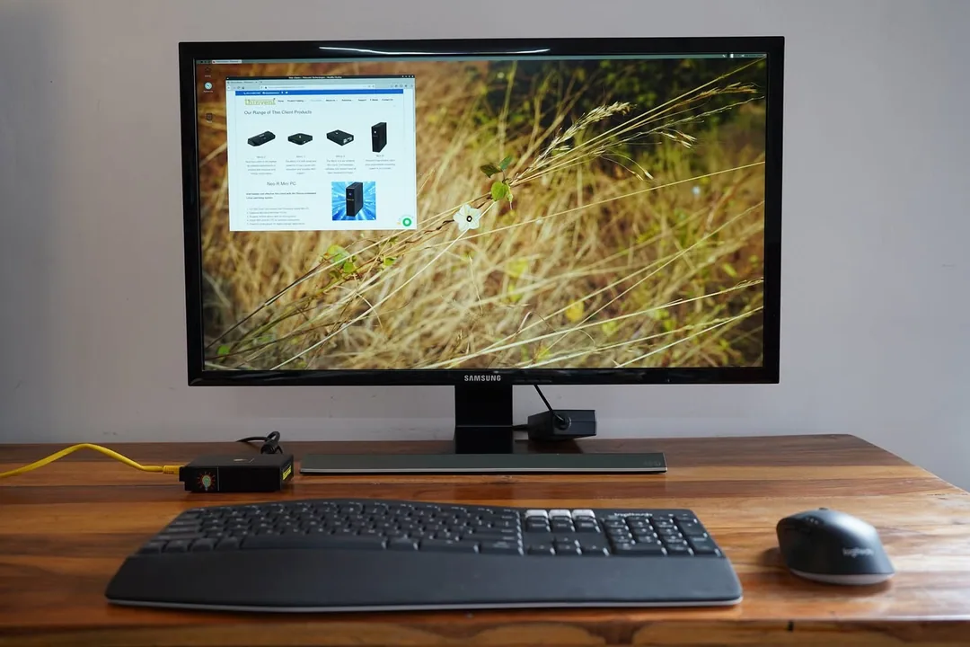 I took this photograph today, to demonstrate the 4K capabilities of our â¹3,200 ($44) computer, the Micro 4. The wallpa