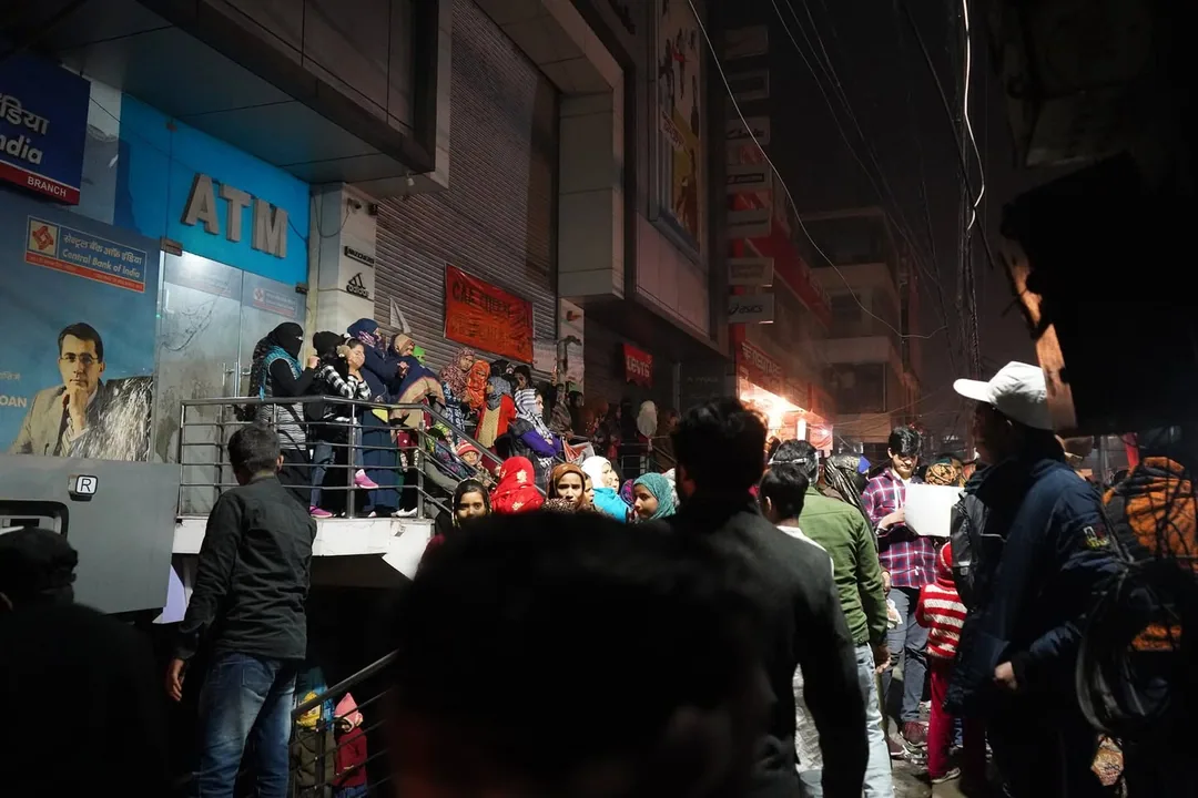 At the protest site, the first thing you notice are women. A lot of women. Crowding all available spaces. Hijaab clad wo