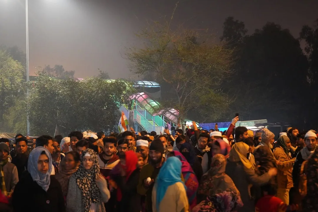 There are a lot of women at the Shaheen Bagh protest. I can't seem to overemphasise that.

They are surrounded by men. T