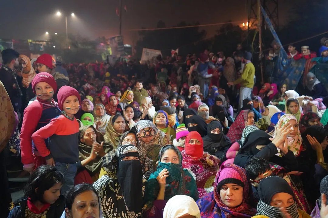 And then, we finally entered the sanctum, the tented area where the main protestors, the women of Shaheen Bagh, are on d