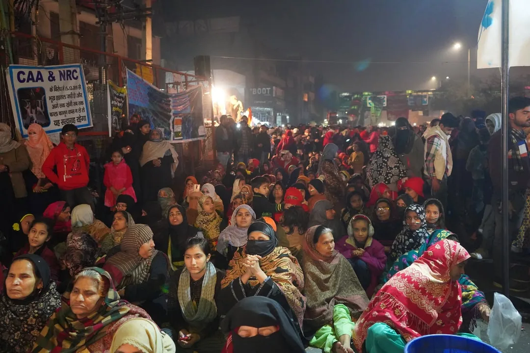 And then, we finally entered the sanctum, the tented area where the main protestors, the women of Shaheen Bagh, are on d