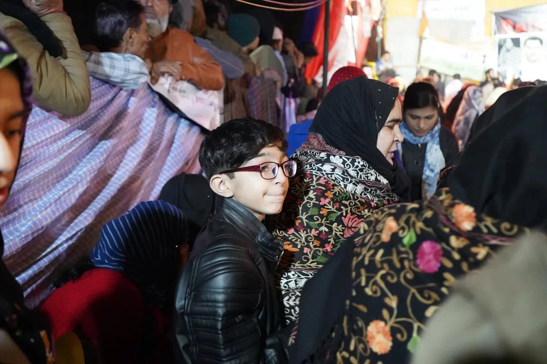 The kids of Shaheen Bagh. Cute and cuddly.