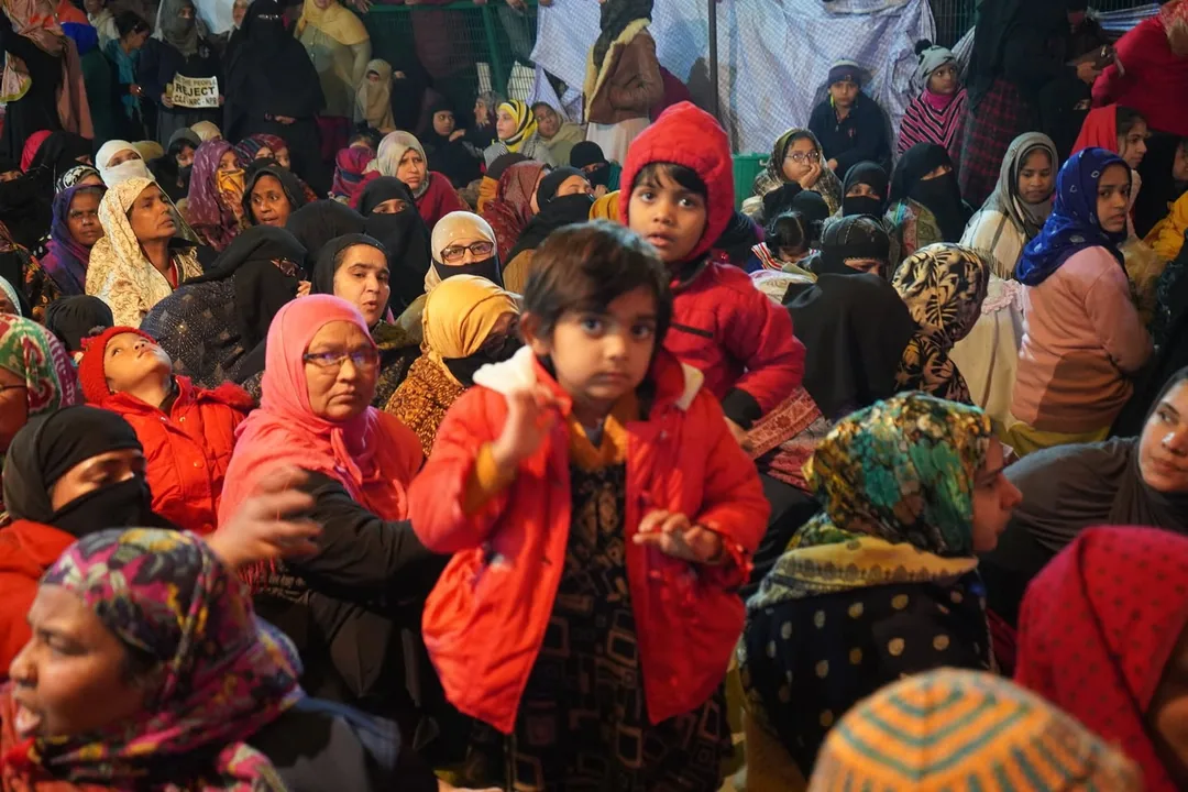 The kids of Shaheen Bagh. Cute and cuddly.
