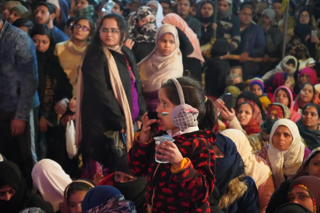 The kids of Shaheen Bagh. Cute and cuddly.