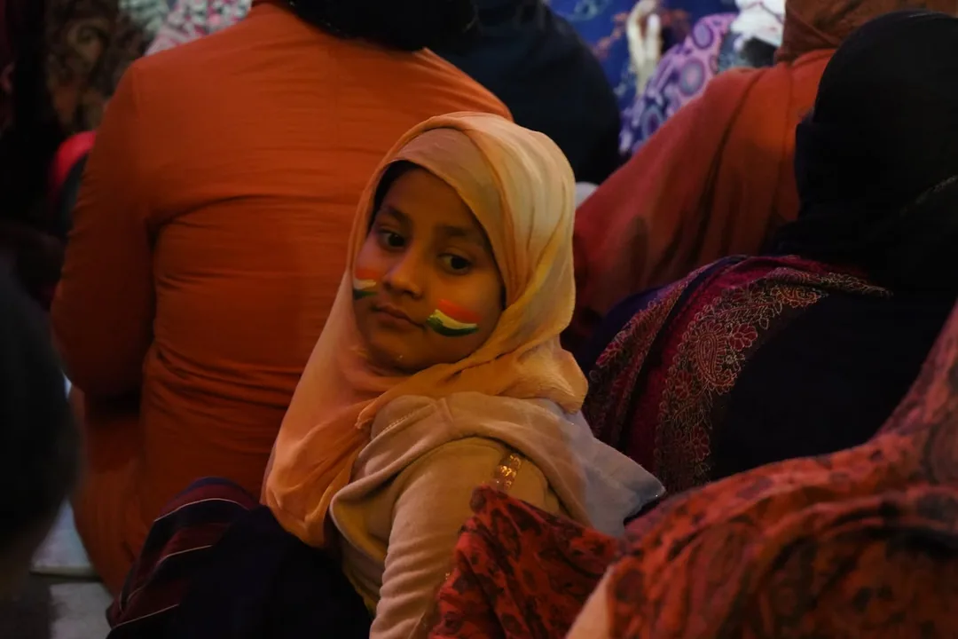 The kids of Shaheen Bagh. Cute and cuddly.