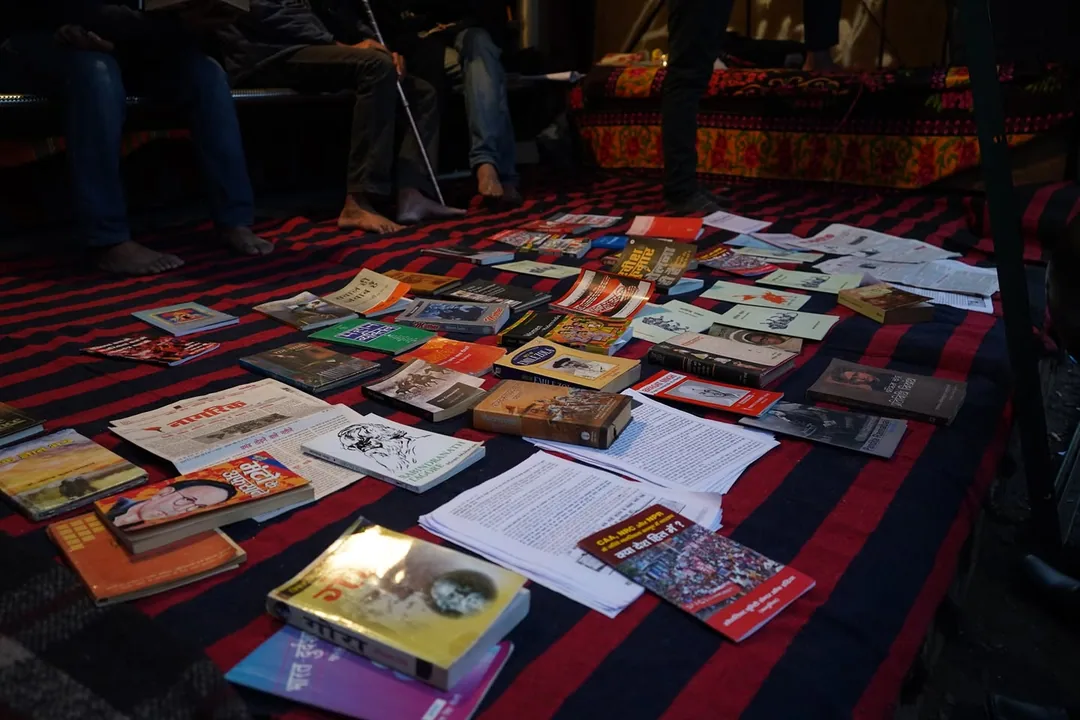 More books. Tagore, Manto, Bhagat Singh, Tolstoy.

These vile people. Distributing Bhagat Singh's letters! What if every